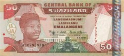 50 Emalangeni SWAZILAND  2001 P.31a