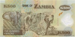 500 Kwacha ZAMBIA  2005 P.43d UNC