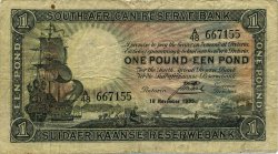 1 Pound SOUTH AFRICA  1935 P.084c F+