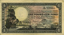 1 Pound SOUTH AFRICA  1942 P.084e VF