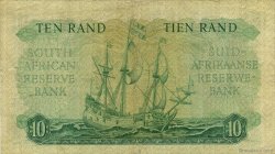 10 Rand SOUTH AFRICA  1962 P.106b F+
