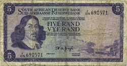 5 Rand AFRIQUE DU SUD  1975 P.111c B+