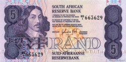 5 Rand SOUTH AFRICA  1981 P.119c AU