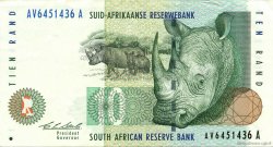 10 Rand SUDAFRICA  1993 P.123a q.SPL
