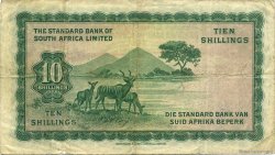 10 Shillings SOUTH WEST AFRICA  1953 P.07c F+