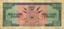 100 Francs BURUNDI  1968 P.17a BC+
