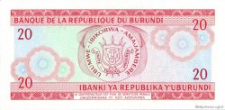 20 Francs BURUNDI  1979 P.27a FDC