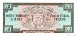 50 Francs BURUNDI  1991 P.28c FDC