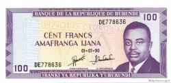 100 Francs BURUNDI  1990 P.29c ST