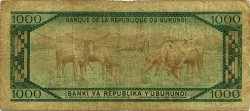 1000 Francs BURUNDI  1982 P.31b VG