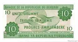 10 Francs BURUNDI  2005 P.33e NEUF