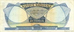 1000 Francs CONGO, DEMOCRATIC REPUBLIC  1964 P.008a VF