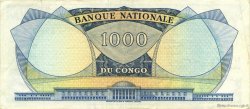 1000 Francs REPúBLICA DEMOCRáTICA DEL CONGO  1964 P.008a MBC+
