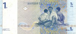 1 Franc REPúBLICA DEMOCRáTICA DEL CONGO  1997 P.085a EBC