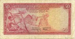 50 Francs BELGA CONGO  1957 P.32 RC+
