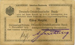1 Rupie Deutsch Ostafrikanische Bank  1915 P.09Ab VF