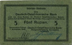 5 Rupien Deutsch Ostafrikanische Bank  1915 P.34b EBC