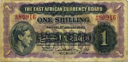1 Shilling ÁFRICA ORIENTAL BRITÁNICA  1943 P.27 BC+