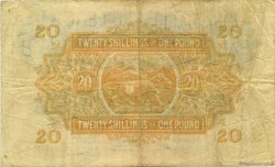 20 Shillings - 1 Pound ÁFRICA ORIENTAL BRITÁNICA  1955 P.35 BC+