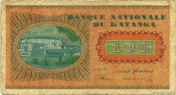 100 Francs KATANGA  1960 P.08a SGE