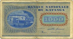 1000 Francs KATANGA  1960 P.10a q.MB