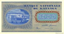 1000 Francs Spécimen KATANGA  1960 P.10s q.FDC