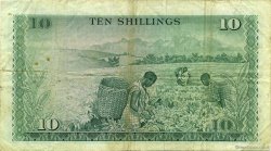 10 Shillings KENYA  1969 P.07a VF