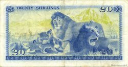 20 Shillings KENYA  1978 P.17 VF