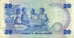 20 Shillings KENYA  1981 P.21a BB