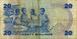 20 Shillings KENYA  1982 P.21b MB