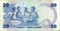 20 Shillings KENYA  1986 P.21e VF