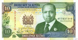 10 Shillings KENYA  1993 P.24e UNC