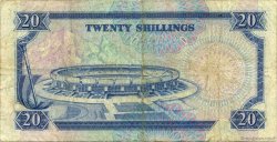 20 Shillings KENYA  1988 P.25a BB