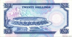 20 Shillings KENYA  1988 P.25a q.SPL