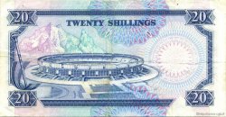 20 Shillings KENYA  1990 P.25c VF