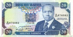 20 Shillings KENIA  1990 P.25c VZ