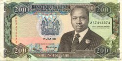 100 Shillings KENYA  1989 P.29a BB