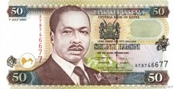 50 Shillings KENIA  2000 P.36e FDC