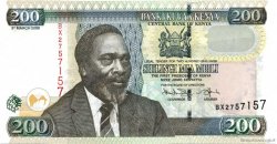200 Shillings KENIA  2008 P.49c FDC