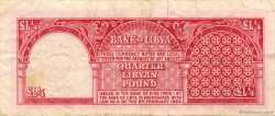 1/4 Pound LIBIA  1963 P.28 MBC