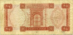1/4 Dinar LIBYA  1972 P.33b G