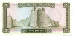 5 Dinars LIBYA  1972 P.36b UNC-