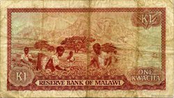 1 Kwacha MALAWI  1982 P.14e MB