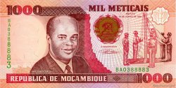 1000 Meticais MOZAMBICO  1991 P.135 FDC