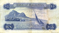 5 Rupees MAURITIUS  1967 P.30a SS