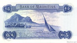 5 Rupees MAURITIUS  1967 P.30a SC