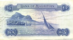 5 Rupees MAURITIUS  1967 P.30b MBC+