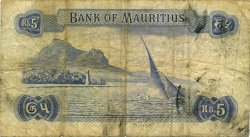 5 Rupees MAURITIUS  1967 P.30c G