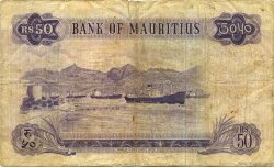 50 Rupees MAURITIUS  1967 P.33a VG