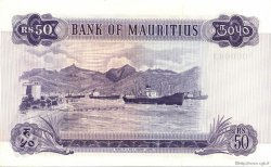 50 Rupees Petit numéro MAURITIUS  1967 P.33a FDC